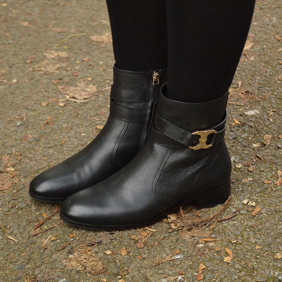 Tory Burch Shoes - $375 tory burch gemini link booties zip up black
